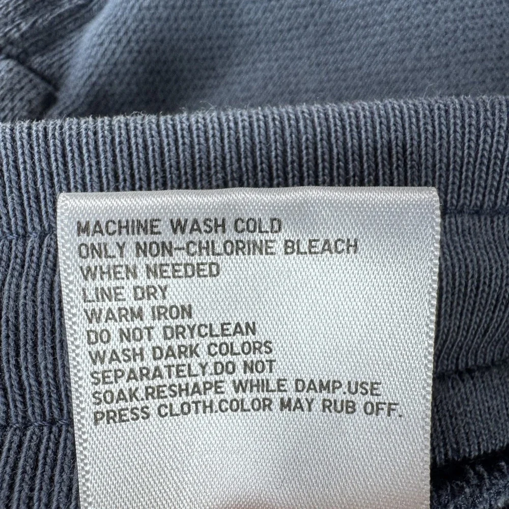UNIQLO Cotton Polyester Knit Jogger Sweatpants Mens Small Blue